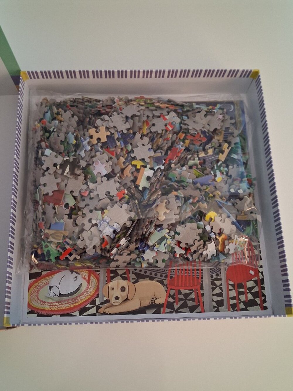 eeboo 1000 pieces Green Kitchen puzzle New in box, pieces sealed in original pkg - Picture 2 of 6